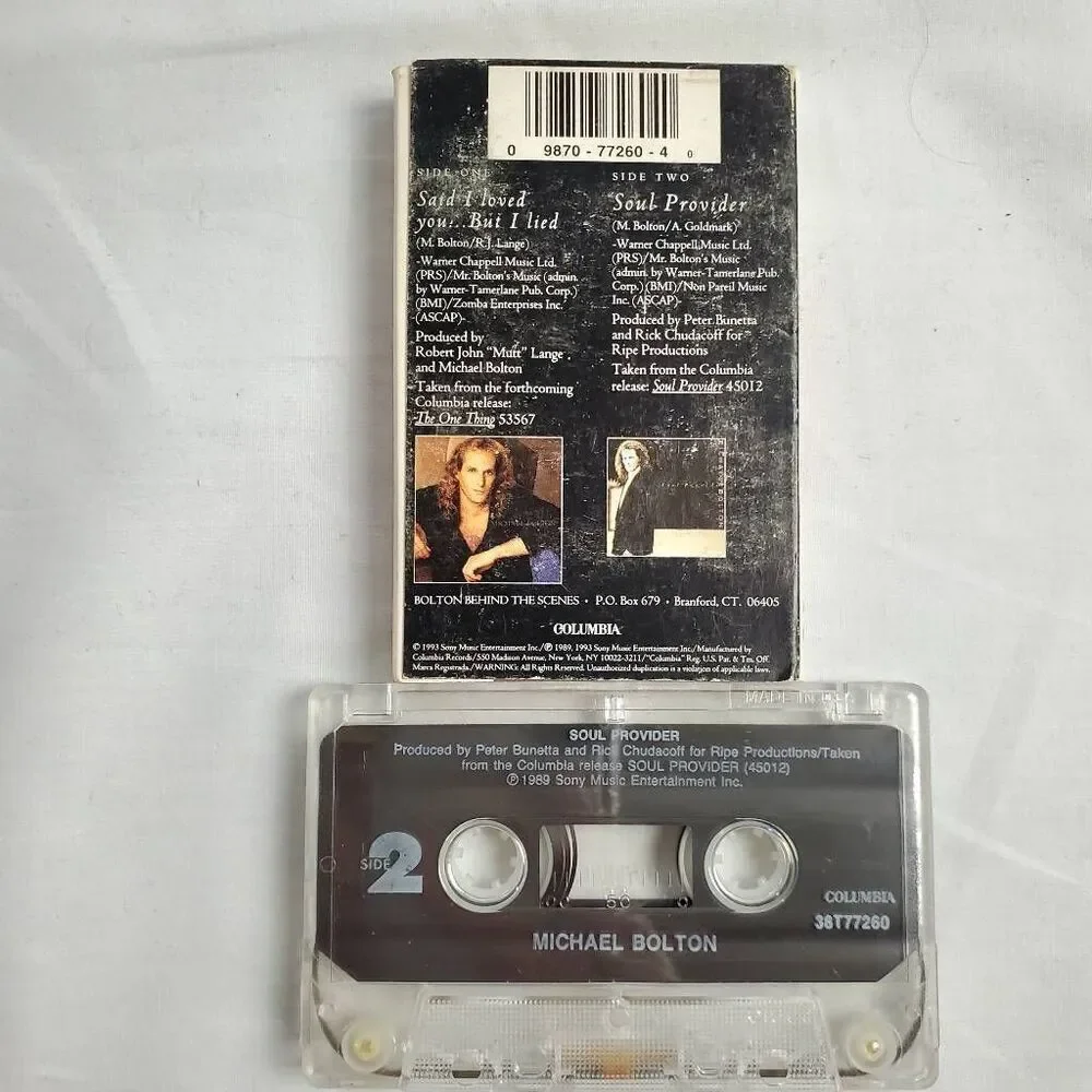 Michael Bolton – Said I Loved You... But I Lied Cassette Single (1993)
